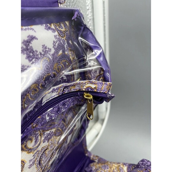 Joy Mangano Beauty Case Travel Organizer Bag Paisley NEW Storage Home Gifting - Picture 6 of 11